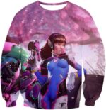 Overwatch Cutest Hero Tank Fighter D.Va Zip Up Hoodie - Sweatshirt