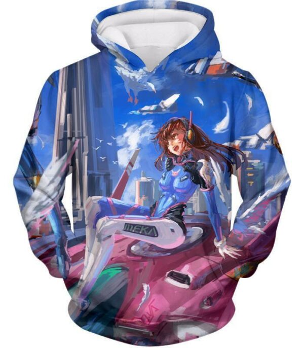 Overwatch D.Va Tank Support Hero Hoodie