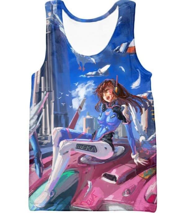 Overwatch D.Va Tank Support Hero Hoodie - Tank Top