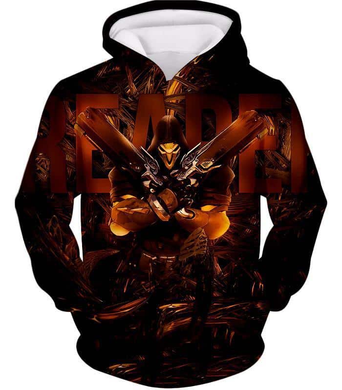 Overwatch Dangerous Defense Hero Reaper Hoodie -  Hoodie