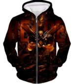 Overwatch Dangerous Defense Hero Reaper Zip Up Hoodie - Overwatch Hoodie