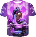 Overwatch Deadly Attacker Sombra Hoodie - Overwatch Hoodie - T-Shirt