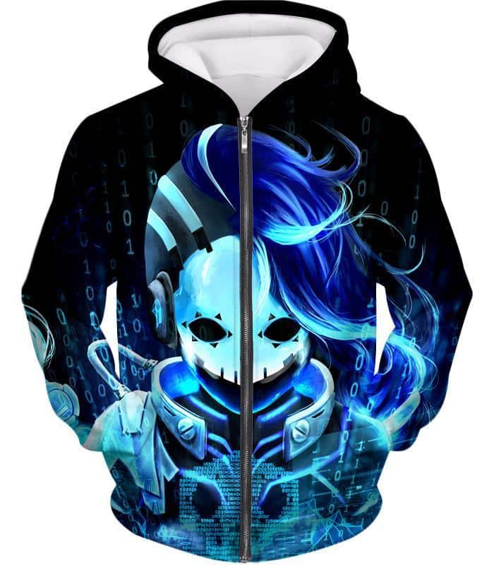 Overwatch Deadly Attacker Sombra Skin Zip Up Hoodie - Overwatch Hoodie