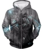 Overwatch Deadly Former Shimada Clan Master Hanzo Hoodie - Overwatch Hoodie - Zip Up Hoodie