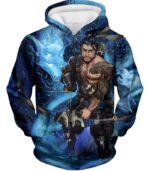 Overwatch Defense Hero Hanzo Zip Up Hoodie - Overwatch Hoodie - Hoodie