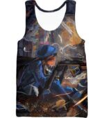 Overwatch Elite Sniper Ana Amari Hoodie - Tank Top