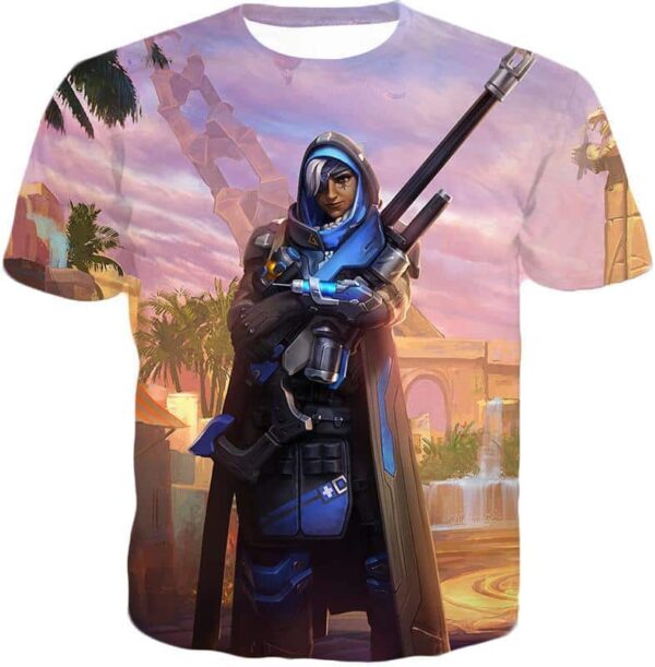 Overwatch Elite Sniper Ana Amori Hoodie - Overwatch Hoodie - T-Shirt