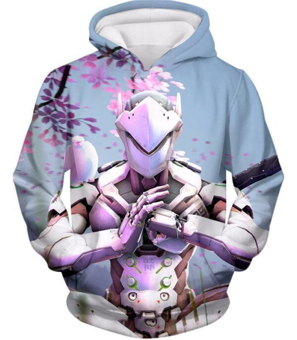 Overwatch Fatal Ninja Cyborg Genji Zip Up Hoodie - Overwatch Hoodie - Hoodie