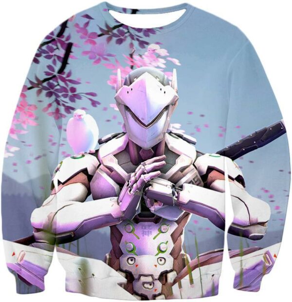 Overwatch Fatal Ninja Cyborg Genji Zip Up Hoodie - Overwatch Hoodie - Sweatshirt