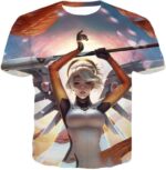 Overwatch Flying Healer Valkyrie Mercy Hoodie - Overwatch Hoodie - T-Shirt