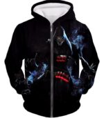 Overwatch Ghostly Hunter Deadly Enemy Reaper Zip Up Hoodie - Overwatch Hoodie