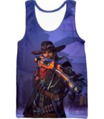 Overwatch Gunslinger McCree Hoodie - Overwatch Hoodie - Tank Top