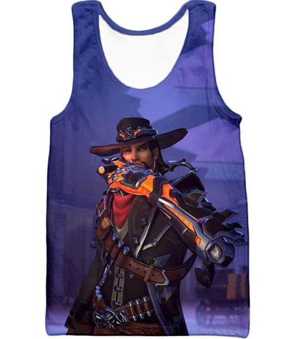 Overwatch Gunslinger McCree Hoodie - Overwatch Hoodie - Tank Top