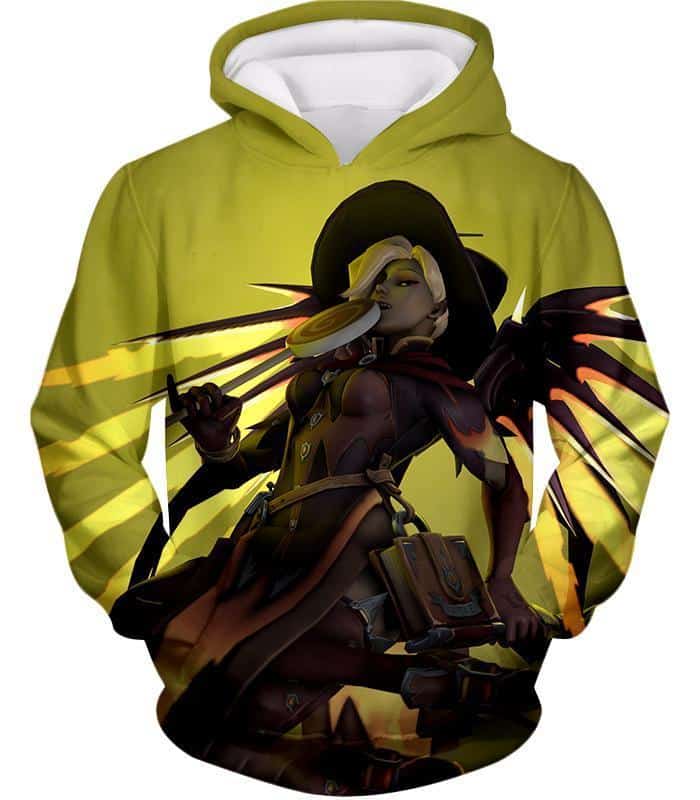 Overwatch Halloween Skins Team Healer Mercy Hoodie - Overwatch Hoodie