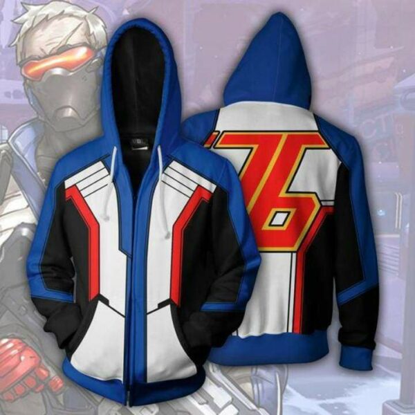 Overwatch Hoodie - Overwatch Soldier 76 Jacket