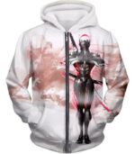 Overwatch Katana Wielder Deadly Ninja Cyborg Genji Hoodie - Zip Up Hoodie