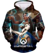 Overwatch Light Bending Support Hero Symmetra Zip Up Hoodie - Hoodie