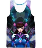 Overwatch Most Beautiful Tank Fighter D.Va Hoodie - Overwatch Hoodie - Tank Top