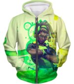 Overwatch Musician Lucio Game Support Hero Hoodie - Zip Up Hoodie