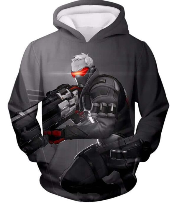 Overwatch Mystery Fighter Soldier:76 Hoodie - Hoodie