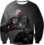 Overwatch Mystery Fighter Soldier:76 Hoodie - Sweatshirt