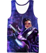 Overwatch Offense Character Sombra Hoodie - Overwatch Hoodie - Tank Top