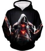 Overwatch Offense Hero Reaper Zip Up Hoodie - Overwatch Hoodie - Hoodie