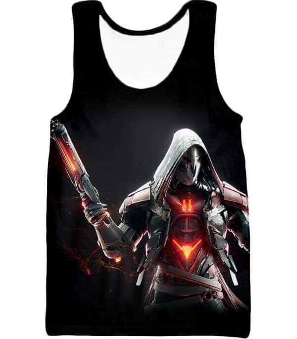 Overwatch Offense Hero Reaper Zip Up Hoodie - Overwatch Hoodie - Tank Top