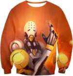 Overwatch Omnic Guru Wandering Robot Tekhartha Zenyatta Hoodie - Sweatshirt