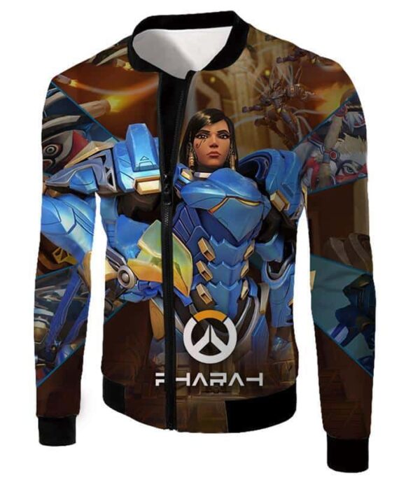 Overwatch Powerful Game Attack Hero Pharah Hoodie - Jacket