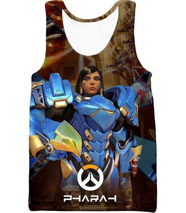 Overwatch Powerful Game Attack Hero Pharah Hoodie - Tank Top