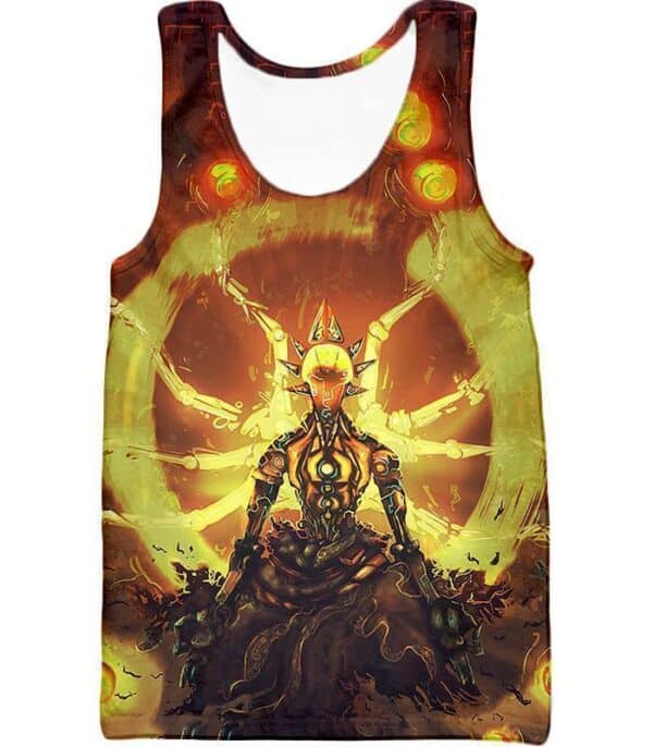 Overwatch Powerful Robot Wandering Guru Zenyatta Hoodie - Overwatch Hoodie - Tank Top