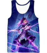 Overwatch Purple Offense Hero Sombra Hoodie - Tank Top