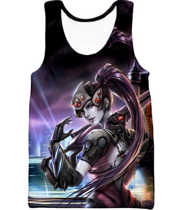 Overwatch Ruthless Talon Assassin Widowmaker Hoodie - Overwatch Hoodie - Tank Top