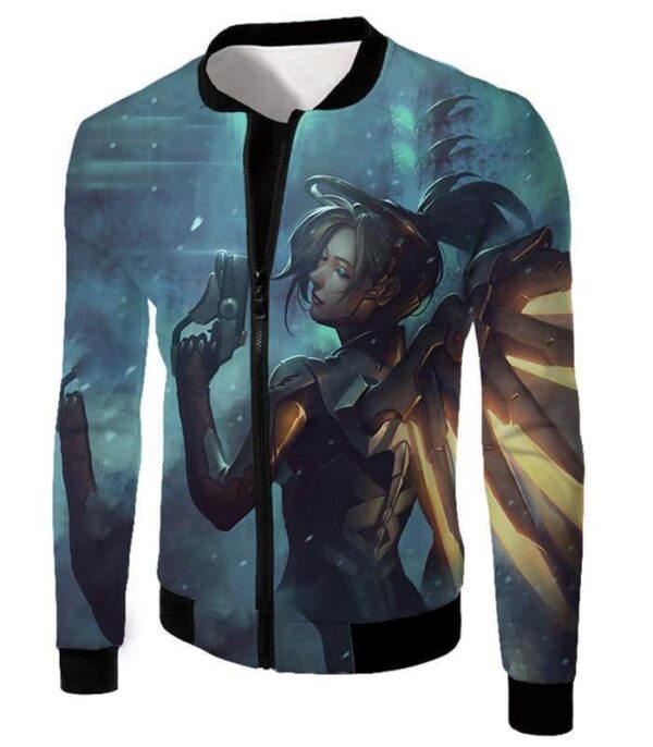 Overwatch Support Hero Mercy Hoodie - Overwatch Hoodie - Jacket