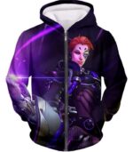 Overwatch Support Hero Moira Hoodie - Overwatch Hoodie - Zip Up Hoodie