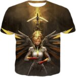 Overwatch Support Hero Valkyrie Mercy Hoodie - Overwatch Hoodie - T-Shirt