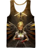 Overwatch Support Hero Valkyrie Mercy Hoodie - Overwatch Hoodie - Tank Top