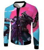 Overwatch Talon Affiliated Fighters Reaper And Widowmaker Zip Up Hoodie - Jacket