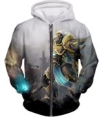 Overwatch Tank Fighter Reinhardt Zip Up Hoodie - Overwatch Hoodie