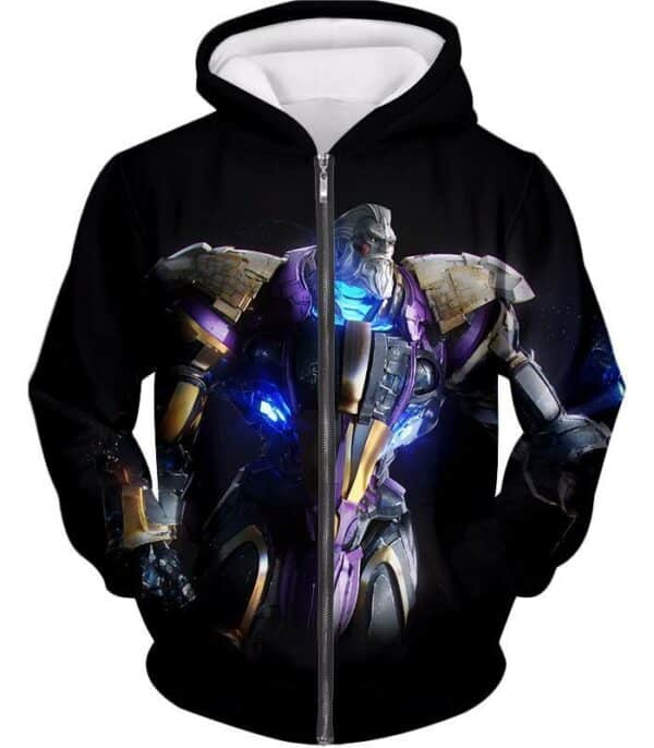 Overwatch Tank Hero Reinhardt Hoodie - Zip Up Hoodie