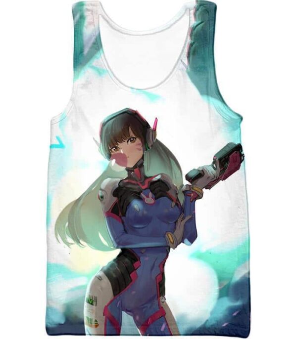 Overwatch Tank Support D.Va Hoodie - Overwatch Hoodie - Tank Top