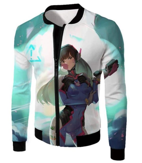 Overwatch Tank Support D.Va Zip Up Hoodie - Overwatch Hoodie - Jacket