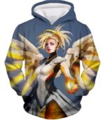 Overwatch Team Healer Flying Mercy Hoodie - Hoodie