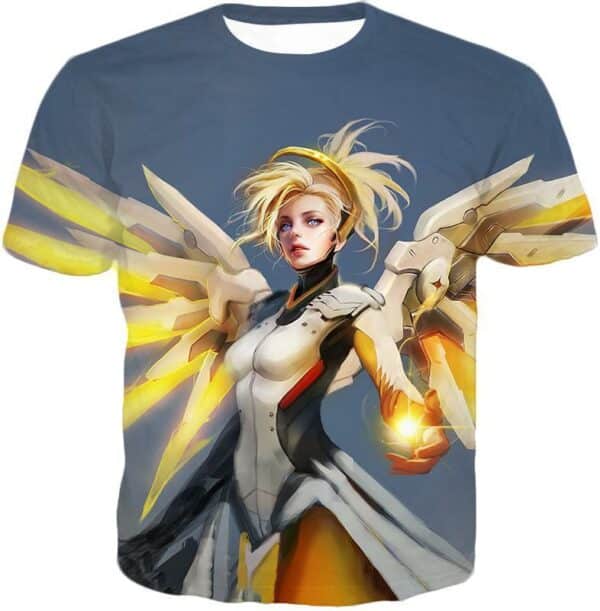 Overwatch Team Healer Flying Mercy Hoodie - T-Shirt