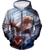 Overwatch Time Traveler Tracer Hoodie - Overwatch Hoodie - Zip Up Hoodie