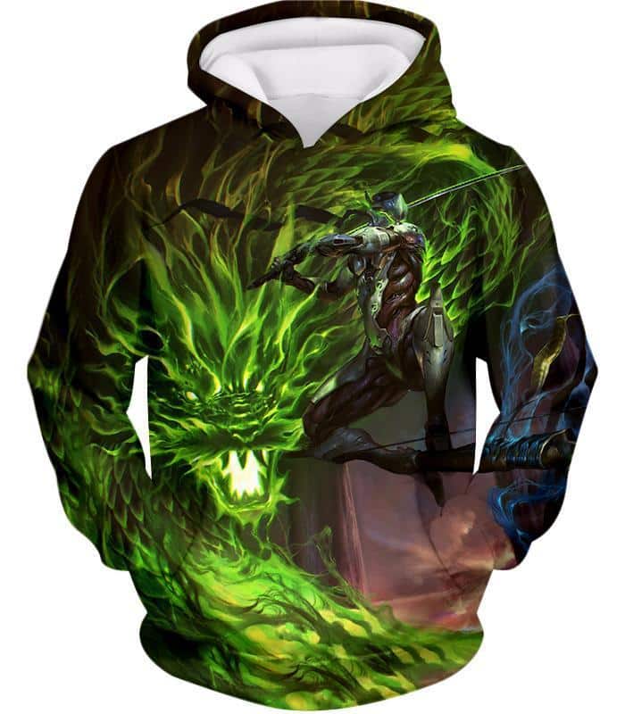 Overwatch Ultimate Fighting Ninja Cyborg Genji Hoodie