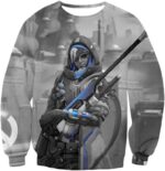 Overwatch Ultimate Sniper Support Hero Ana Zip Up Hoodie - Sweatshirt