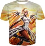 Overwatch Valkyrie Mercy Support Hero Hoodie - Overwatch Hoodie - T-Shirt