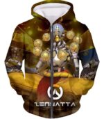 Overwatch Wandering Guru Tekhartha Zenyatta Hoodie - Zip Up Hoodie